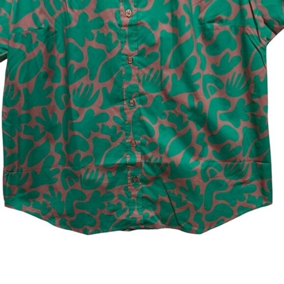 Wildfang Essential Button Up Shirt Size XL NEW - Picture 4 of 8